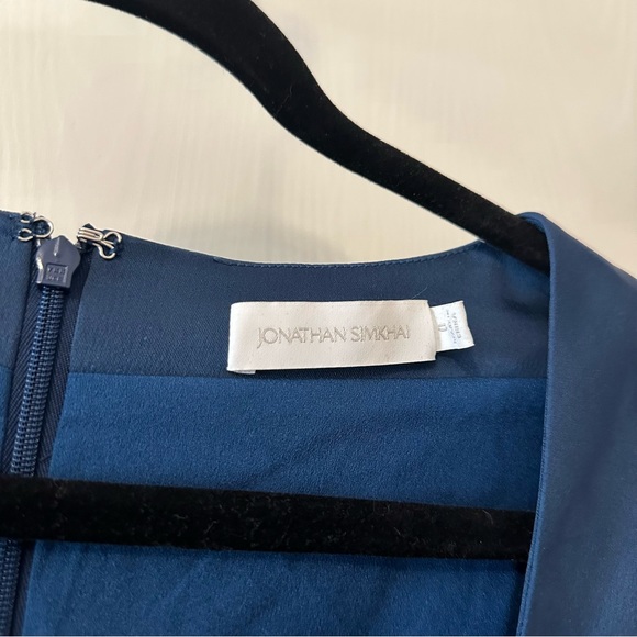 Jonathan Simkhai Jordyn Satin Dress 0 - Picture 4 of 5